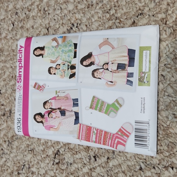 Simplicity Sewing Pattern 1936A - Picture 1 of 3